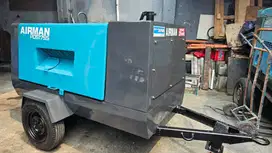 Kompresor Screw Airman Model PDS 175 cfm kapasitas 7 BAR Second 90%