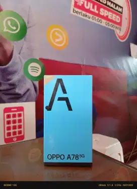 PROMO HP OPPO A78 8/256 CUCI GUDANG