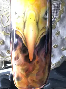 Spakbor depan GL copotan original air brush elang
