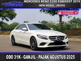 Bunga=5% Tdp=45k Odo=31k Pajak=JUN-25 Mercedes Benz C200 EQ Boost 2019