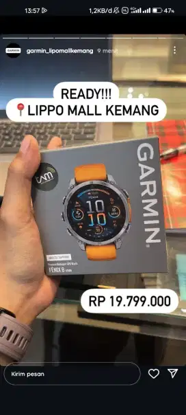 GARMIN FENIX 8 GARANSI RESMI