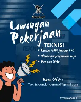 Lowongan Teknisi