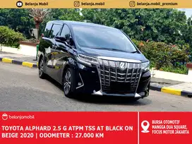 [LOW KM 27RB] Toyota Alphard 2.5 G ATPM TSS AT NIK 2020 Pemakaian 2021