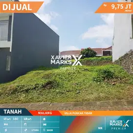 Dijual Tanah di Villa Puncak Tidar Malang Dekat Elpico Siap Bangun