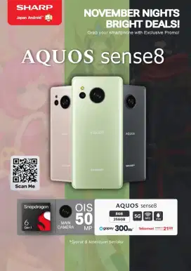 Sharp Sense 8 5G 8/256 New Resmi