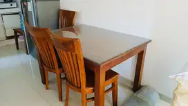 Diana Eva Furnitur - Meja makan kayu Jati