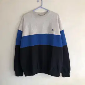 Crewneck color block alvinclo sweater uniqlo covernat