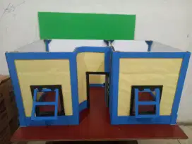 Miniatur rumah konten youtube viral