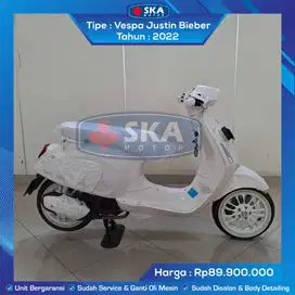 Vespa Justin Bieber Tahun 2022 (MOTOR BARU)