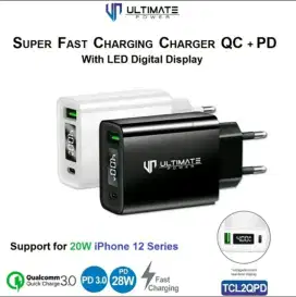 Dijual CEPAT Charger Super Fast Charging Ultimate (ORI) LED Digital