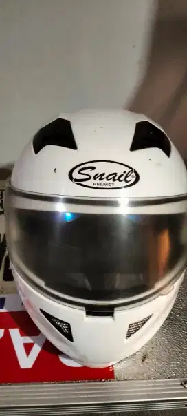 HELM SNAIL MODULAR MADE IN ITALY KONDISI SEPERTI BARU