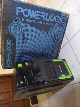 Casing Desktop PC Case PowerLogic Full ATX Power Logic Azzura GT5