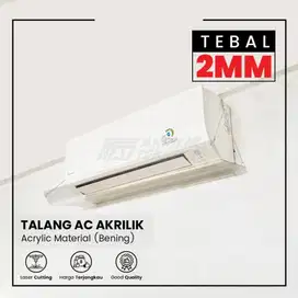 Talang AC 80CM Reflektor Acrylic Penahan Hembusan Angin Cover Penghala