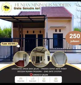 Promo Rumah murah Tajinan Malang Perum Graha Samudra Asri Tambakasri