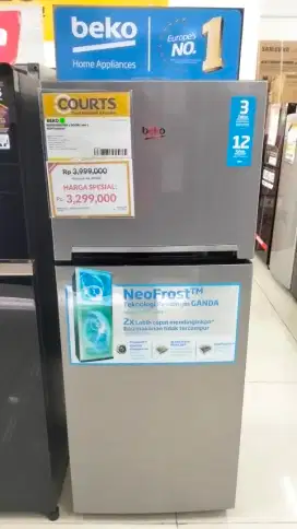 KULKAS BEKO 2PINTU 200L Bisa Cicilan tanpa Cc BEBAS 1x angsuran