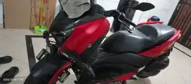 Matic, yamaha, moge mocil 250cc, 2018, merah XMAX, touring, jakarta