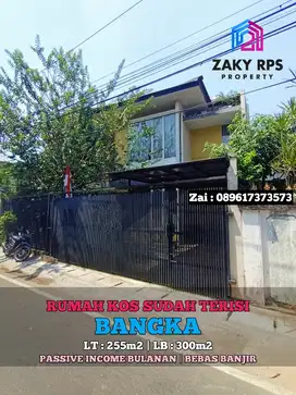 Bangka - Dijual Rumah Kos Sudah Terisi Bebas Banjir