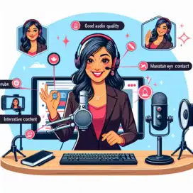 Dibutuhkan host live part time dan full time wanita