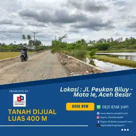 Jalan Peukan Biluy Mata Ie Tanah Luas 400 m Harga Murah Aceh Besar