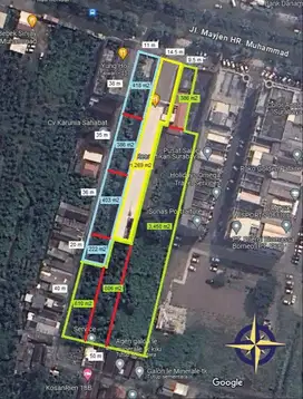 Dijual Tanah Kavling Jarang Ada Nol Jalan Hr. Muhammad Siap Bangun