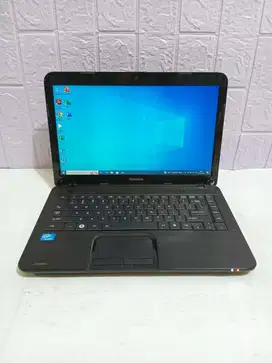 Laptop Second Toshiba C800 Celeron B830 Ram 8Gb Ssd 128Gb Siap Pakai