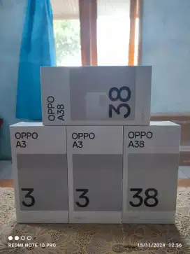 Oppo a3 8/128 a38 4/128 baru dan segel murah