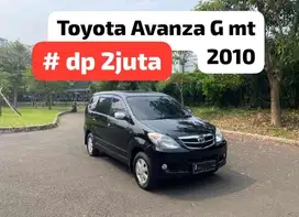 Toyota Avanza G mt 2010 hitam (#dp2juta)