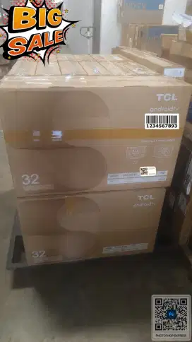 ANDROID DIGITAL TV LED 32 INC NEW SEGEL BOX CUCI GUDANG STOK TERBATAS