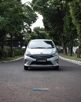 CASH TERMURAH FREE ETOLL TOYOTA AGYA 1.0 G TRD AT 2015 MATIC SILVER