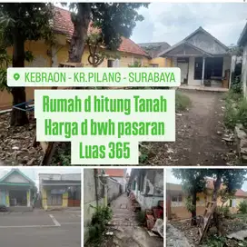 JUAL TANAH BONUS RUMAH KEBRAON KRG PILANG SURABAY