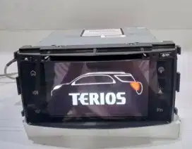 Head unit mobil Terios atau rush konde original bonus frame original