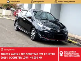 [ LOW KM ] Toyota Yaris S TRD Sportivo CVT AT Hitam 2019/2020