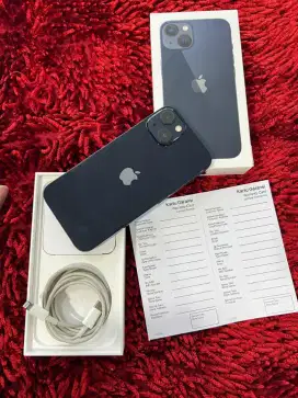 Iphone 13 256GB 5G Bekas Garansi Resmi Batre 91% Fullset Ori