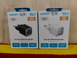 Anker Charger Adapter Nano III 30W Black/White Baru