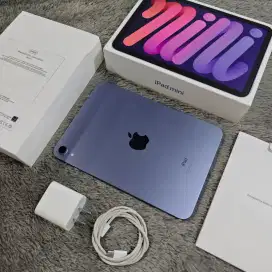 iPad Mini 6 64GB WiFi Mulus Fullset Original - Purple