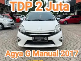 2JT AGYA G MT 2017 LOW KM 50RB RARE JARANG ADA !!