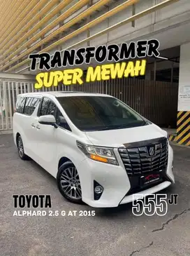 Toyota alphard 2.5 G at 2015 (TDP 0)