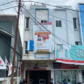 Dijual 1 unit Ruko di jln. Jend. Ahmad Yani 8 ulu Palembang