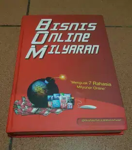 Buku bisnis online milyaran (hard cover)