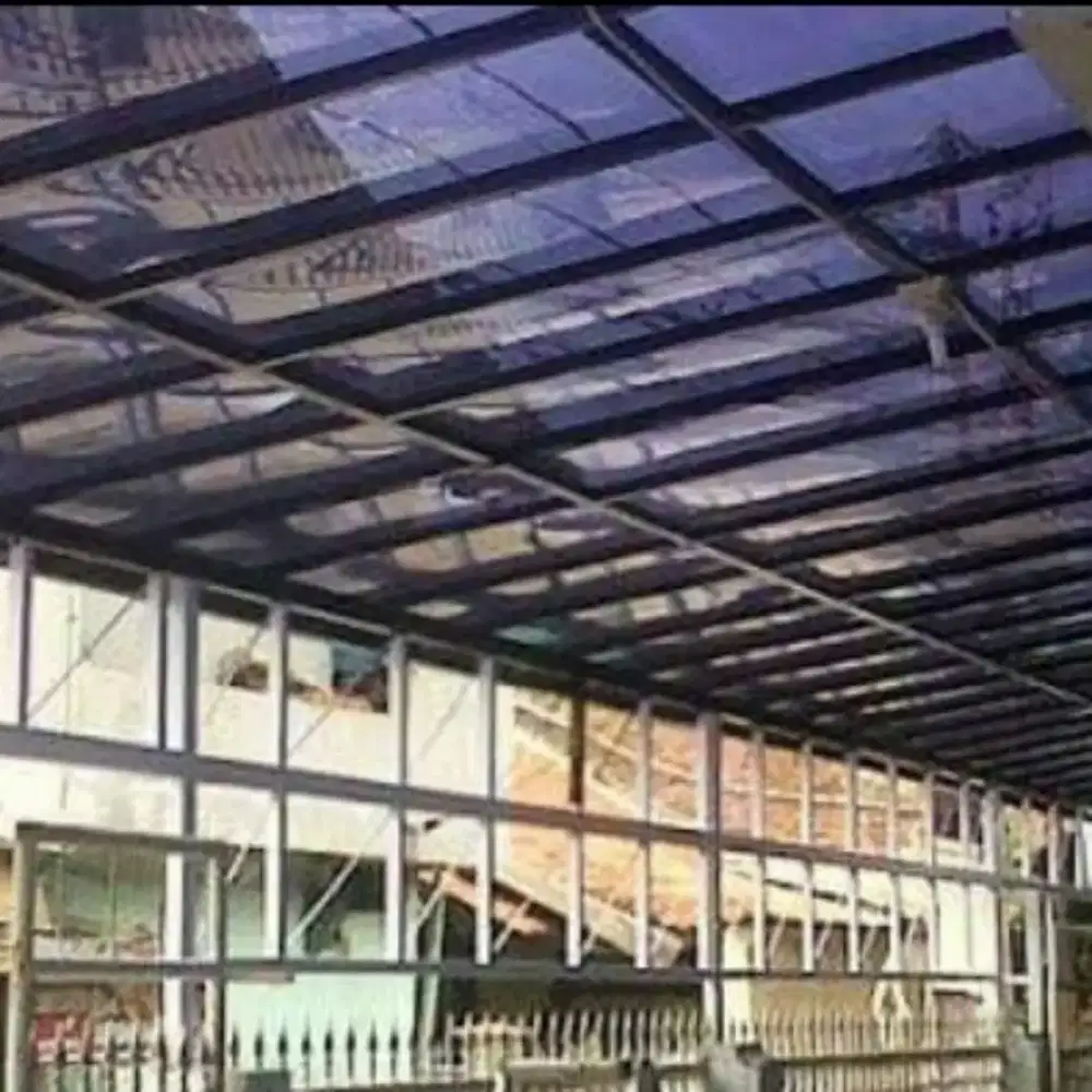 Kanopi solarplat minimalis