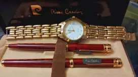 Jual jam tangan dan Bolpoin Pierre Cardin Original