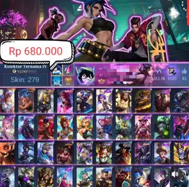 Akun MLBB Mobile Legend 279 skin