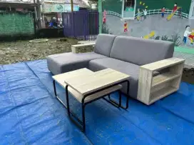 2 Set Sofa Cellini Studio Set Meja Istimmewa Asli