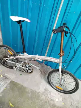 sepeda lipat wimcycle pocket rocket alloy uk 20 ringan banget