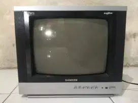 Jual TV Sanken analog 14inch kondisi normal bagus harga pas