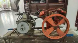 Kompresor listrik besar 1HP 2piston