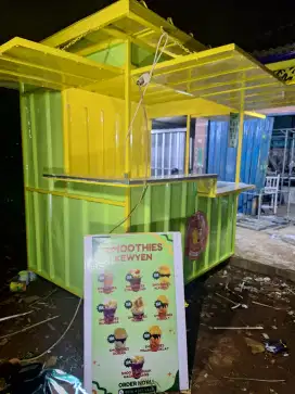 BOOTH KONTAINER MURAH/GEROBAK DORONG/BOOTH KONTAINER/GEROBAK KONTAINER