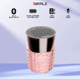 Ripple Crystal Lamp Bluetooth Speaker Portable