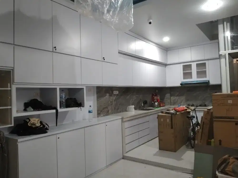 Kitchenset medan (bahan HMR board)