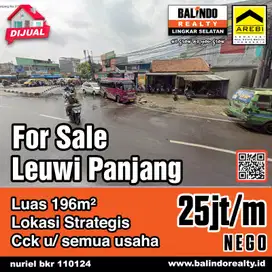 Leuwi Panjang Mainroad - Bandung Kota, Cocok Untuk Usaha/ Kantor/ Ruko